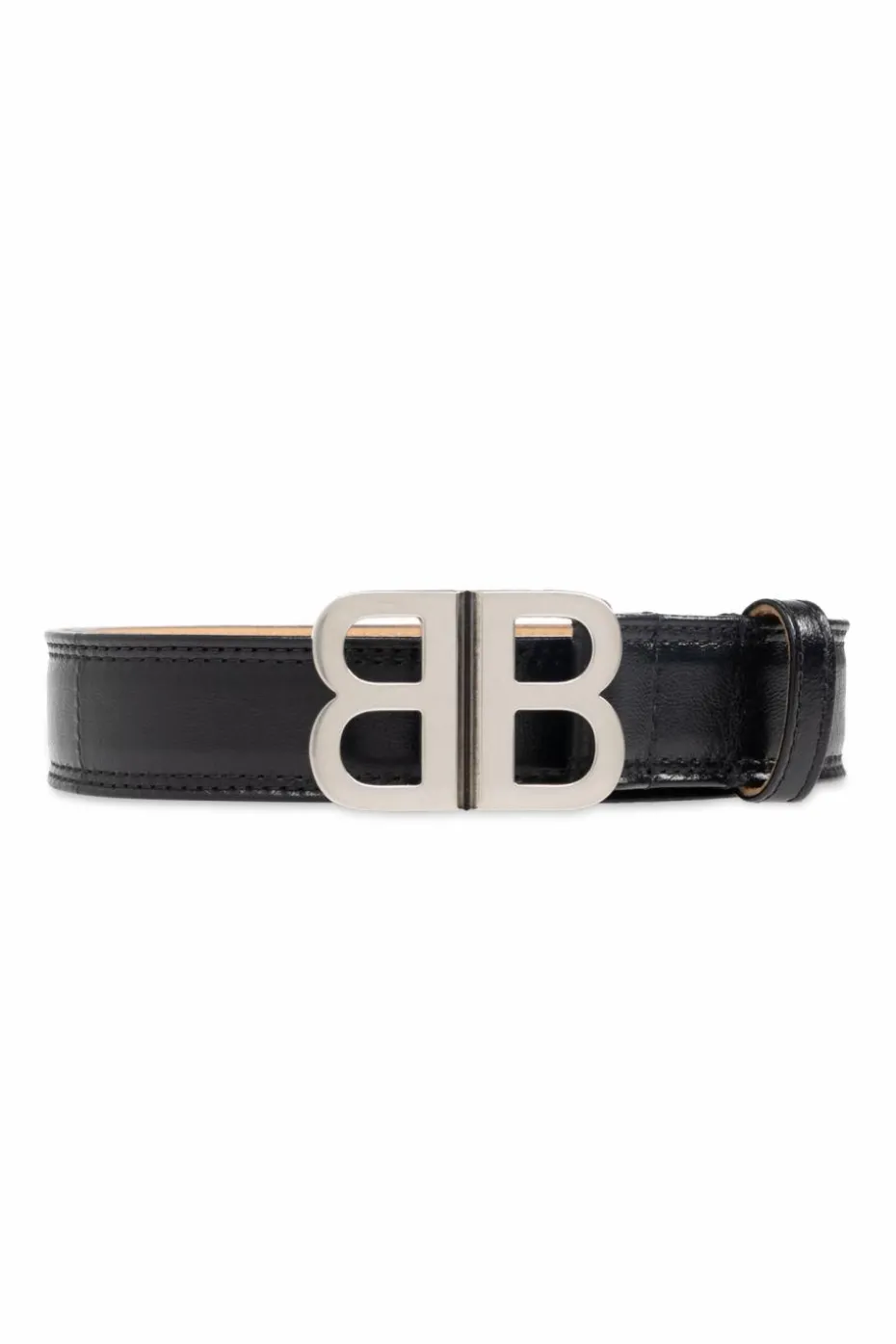 Balenciaga BLACK Leather belt