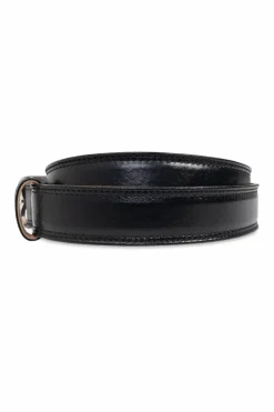 Balenciaga BLACK Leather belt