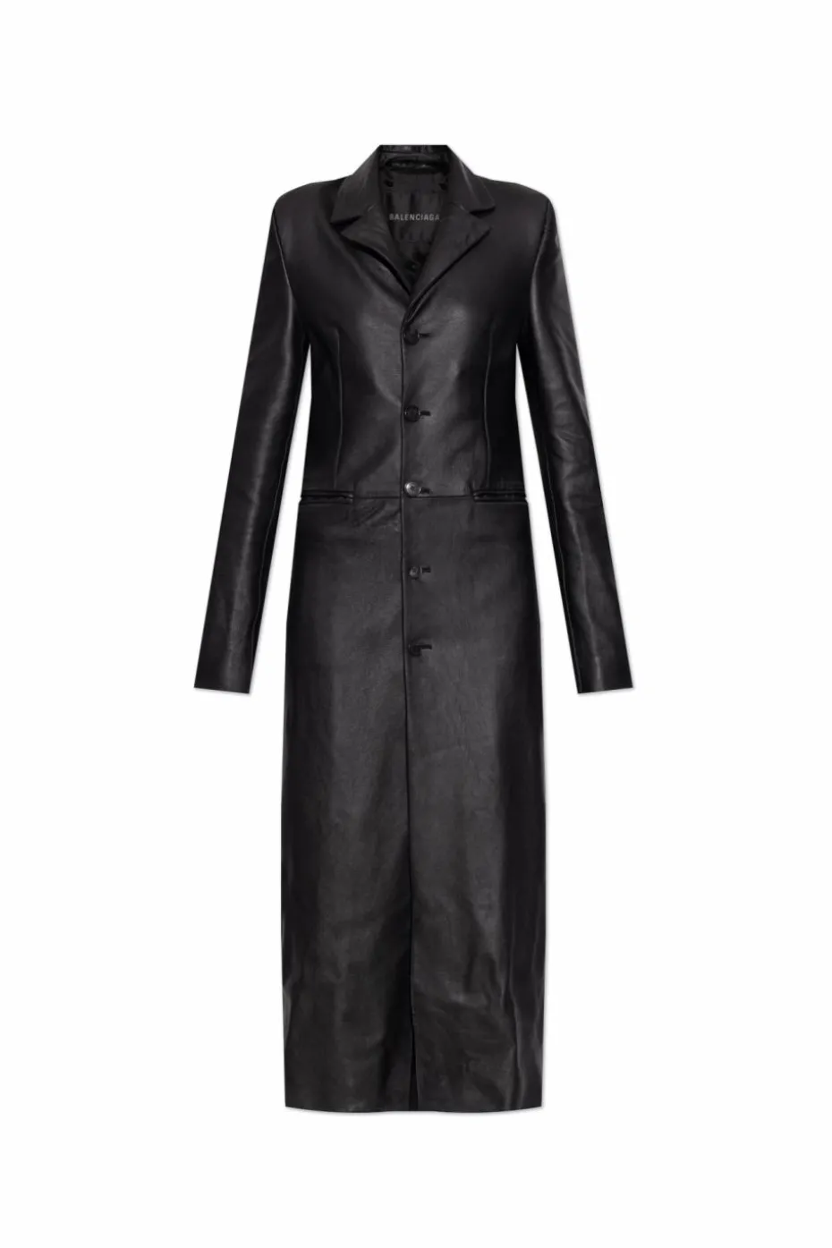 Balenciaga BLACK Leather coat