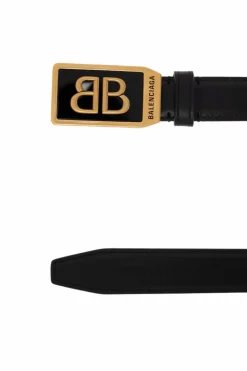 Balenciaga BLACK Leather belt