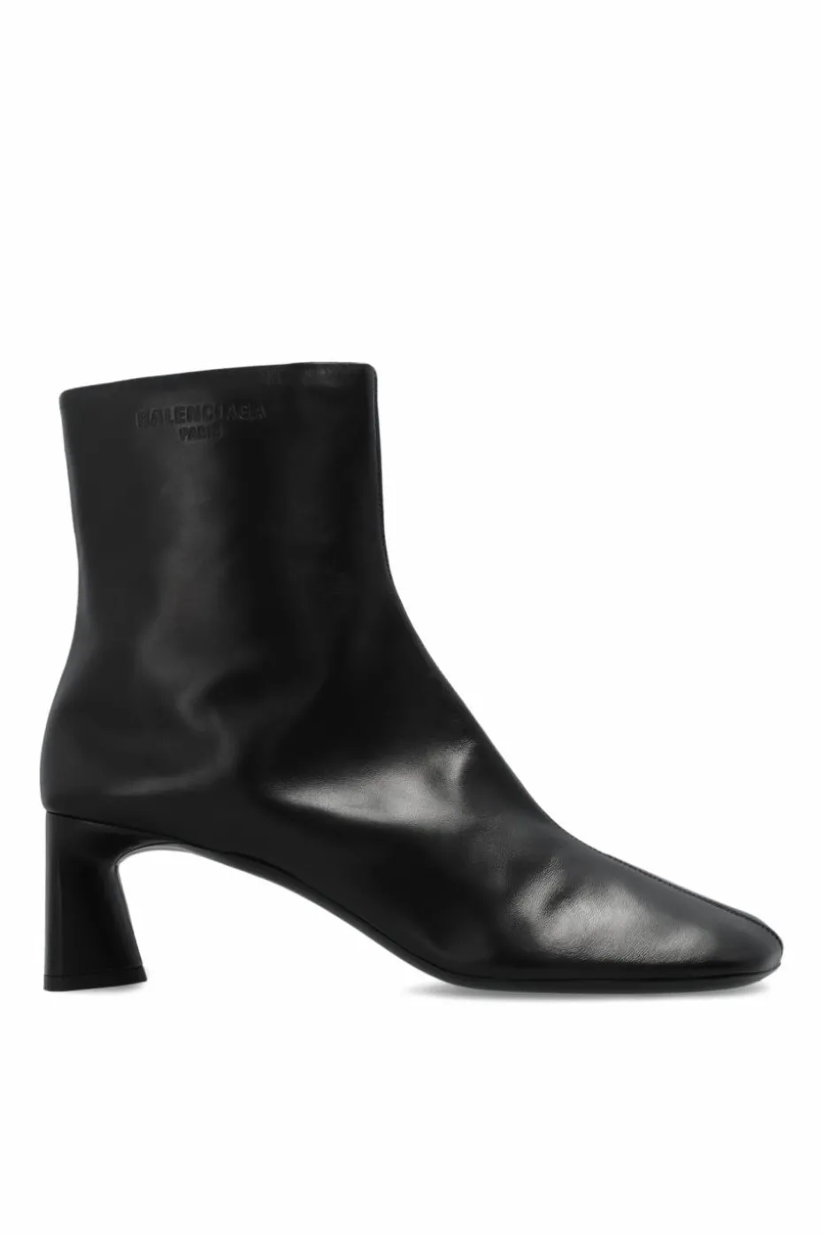 Balenciaga BLACK Leather booties ‘Dutyfree’