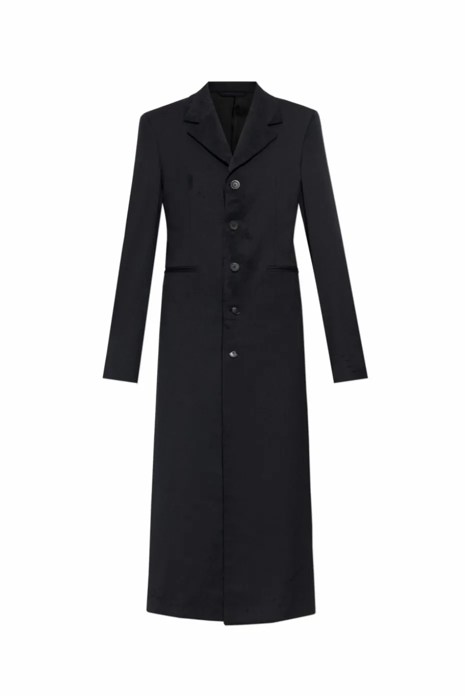 Balenciaga BLACK Long coat with vintage effect