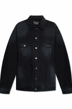 Balenciaga BLACK Loose-fit denim jacket