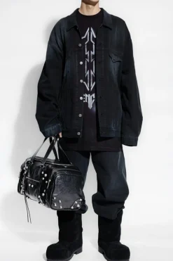 Balenciaga BLACK Loose-fit denim jacket