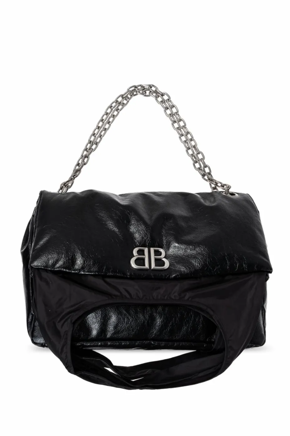 Balenciaga BLACK ‘Monaco Large Chain’ shoulder bag