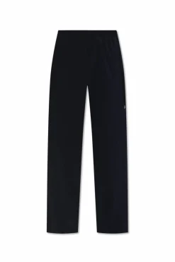 Balenciaga BLACK Nylon trousers with printed logo