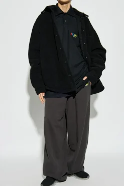 Balenciaga BLACK Padded shirt in oversize style