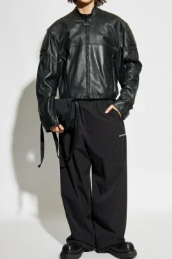 Balenciaga BLACK Pants with logo