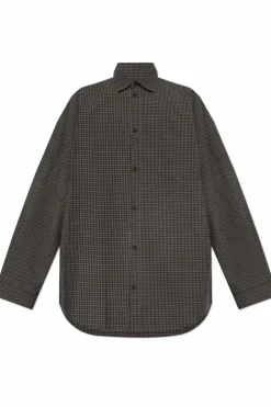 Balenciaga BLACK Plaid Pattern Shirt