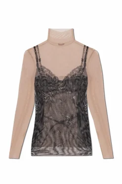 Balenciaga BLACK Printed top