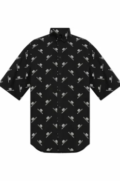 Balenciaga BLACK Shirt with a pocket