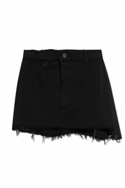 Balenciaga BLACK Short skirt with vintage effect