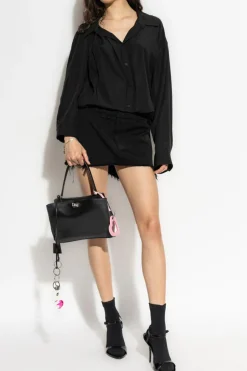 Balenciaga BLACK Short skirt with vintage effect
