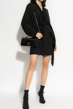 Balenciaga BLACK Skirt with decorative buttons