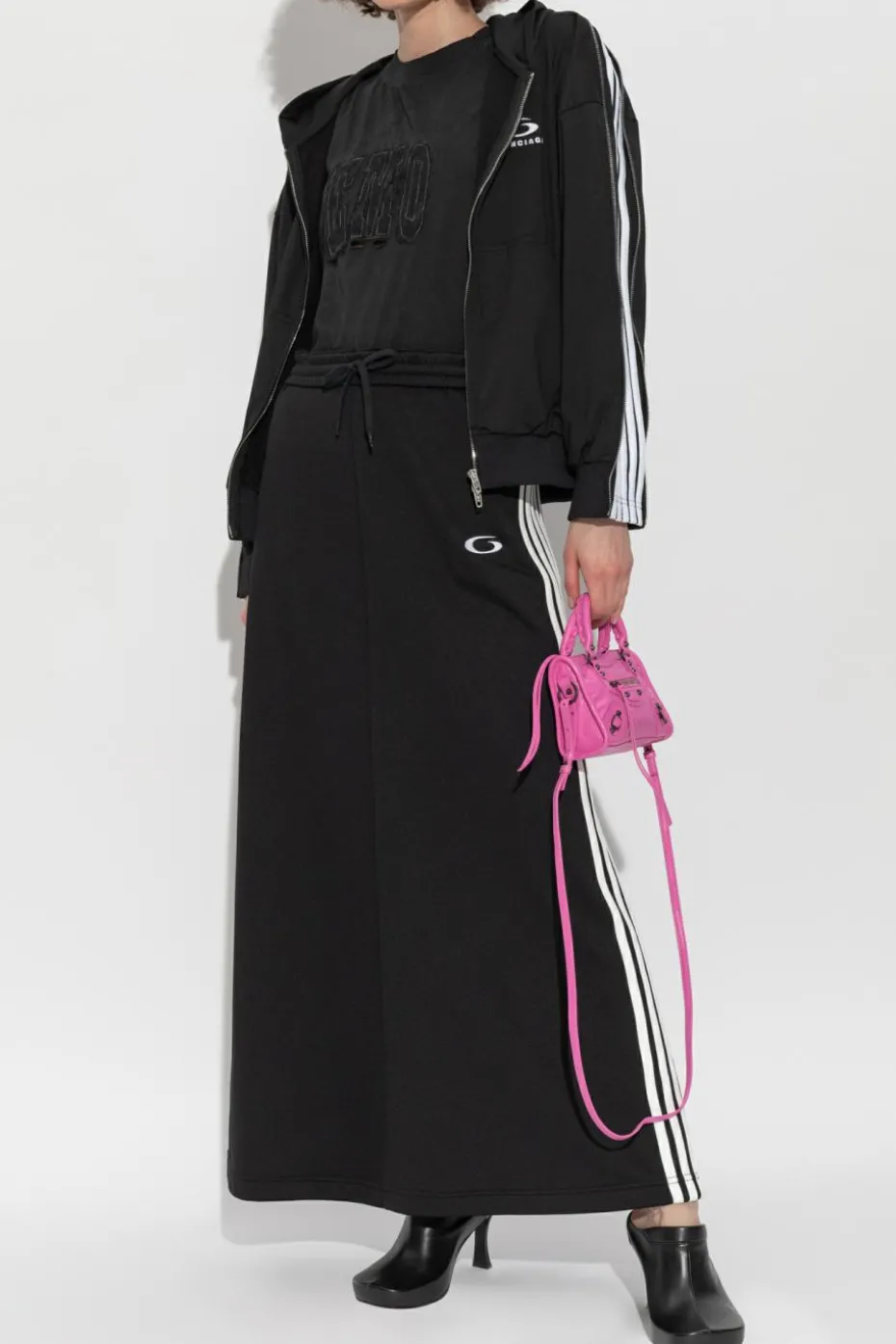 Balenciaga BLACK Skirt with logo