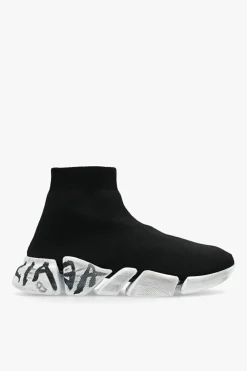 Balenciaga BLACK ‘Speed 2.0 graffiti’ sock sneakers