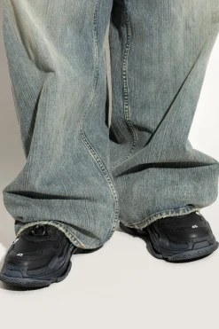 Balenciaga BLACK Sport shoes `TRIPLES S`
