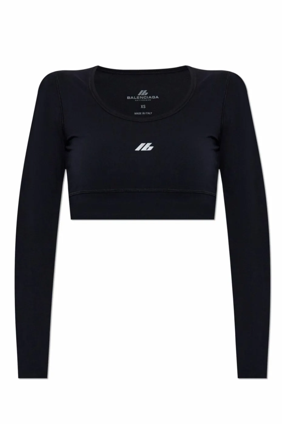 Balenciaga BLACK Sports top with logo