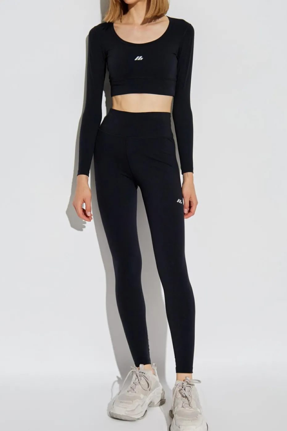 Balenciaga BLACK Sports top with logo