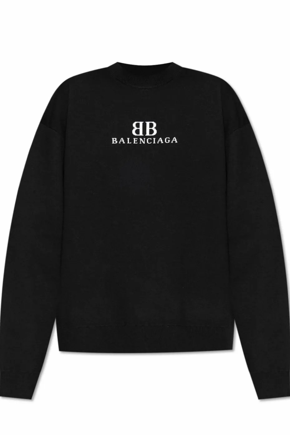 Balenciaga BLACK Sweater with logo