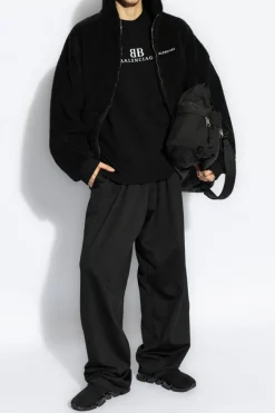 Balenciaga BLACK Sweater with logo