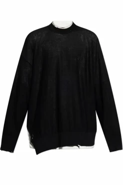 Balenciaga BLACK Sweater with 'vintage' effect