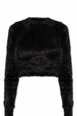 Balenciaga BLACK Sweater with Decorative Trim