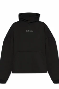 Balenciaga BLACK Sweatshirt with Logo