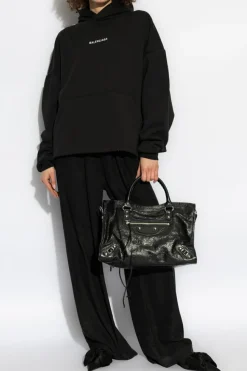 Balenciaga BLACK Sweatshirt with Logo