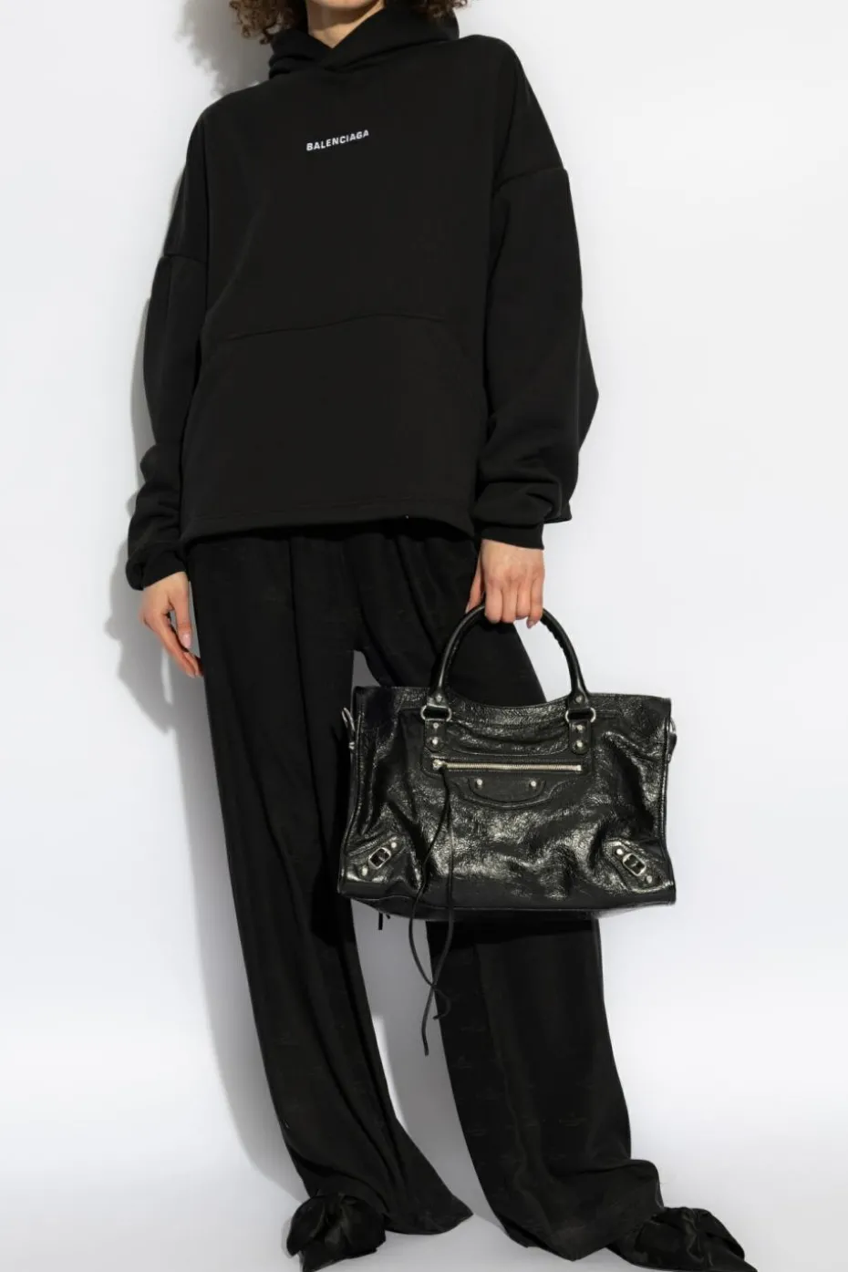 Balenciaga BLACK Sweatshirt with Logo