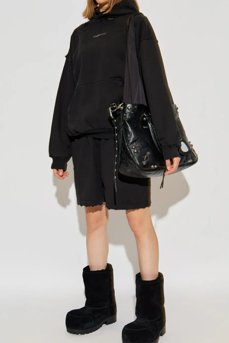Balenciaga BLACK Sweatshirt with logo