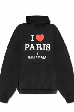 Balenciaga BLACK Sweatshirt with logo