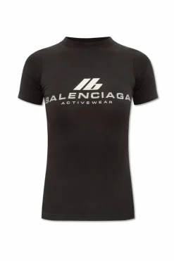 Balenciaga BLACK Top with logo