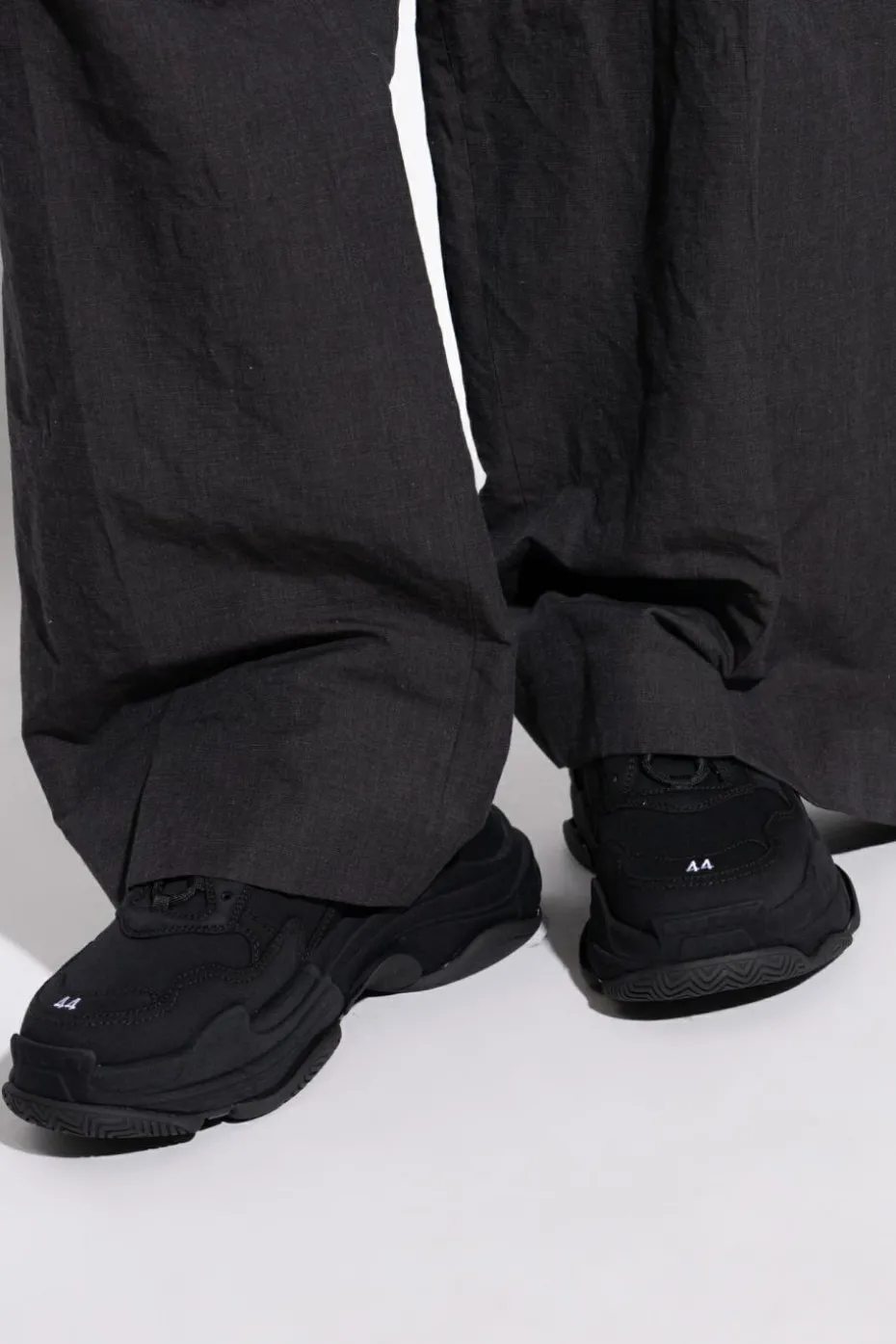 Balenciaga BLACK "Triple S" sports shoes