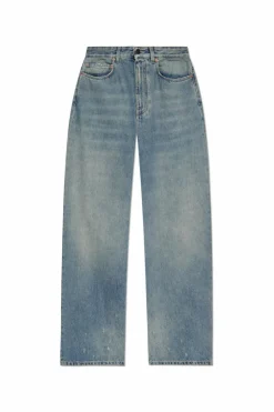 Balenciaga BLUE Drop-crotch pants