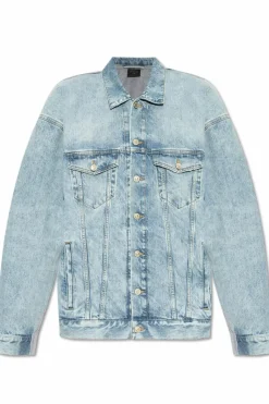 Balenciaga BLUE Jacket with combined materials