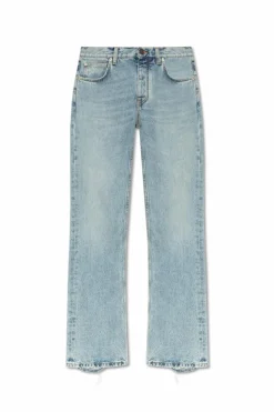 Balenciaga BLUE Jeans with a `vintage` effect