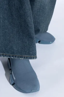 Balenciaga BLUE Speed 2.0 sneakers with sock