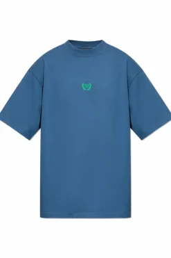 Balenciaga BLUE T-shirt with vintage effect