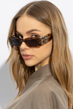 Balenciaga BROWN ‘Dynasty’ sunglasses