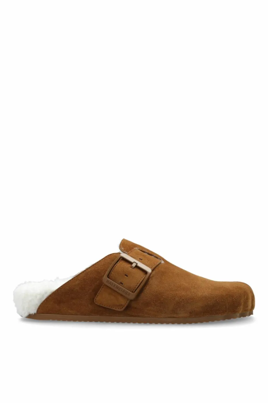 Balenciaga BROWN Suede slippers Sunday