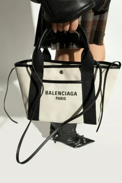 Balenciaga cream Bag Biarritz Small type shopper