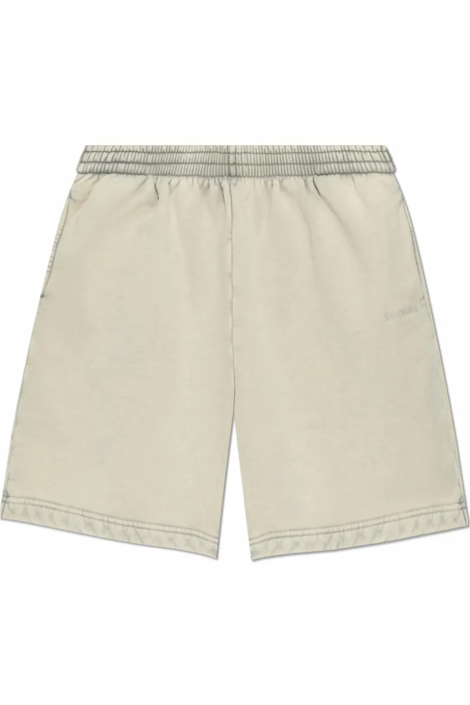 Balenciaga cream Logo shorts