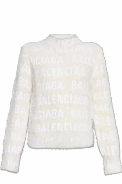 Balenciaga cream Monogram Sweater