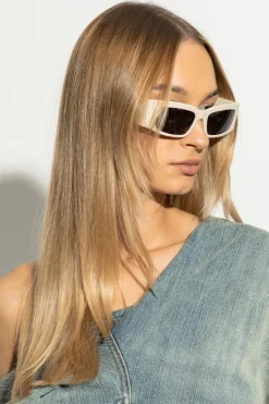 Balenciaga cream Sunglasses
