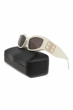 Balenciaga cream Sunglasses 'Bossy Cat'
