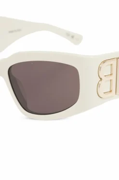 Balenciaga cream Sunglasses 'Bossy Cat'