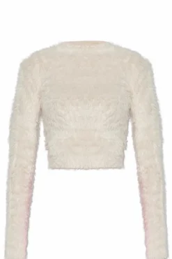 Balenciaga cream Sweater with decorative finishing