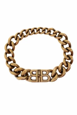 Balenciaga GOLD Bracelet with logo