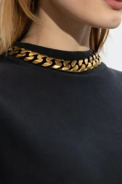 Balenciaga GOLD Brass necklace